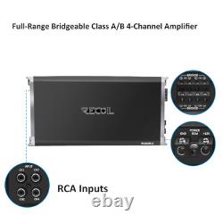 1040 Watts Amplifier AB Full Range Four-Channel High Speed MOSFET Power RECOIL