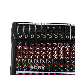16 Channel USB Mixing Console Bluetooth Live Studio Audio DJ Sound Mixer Board