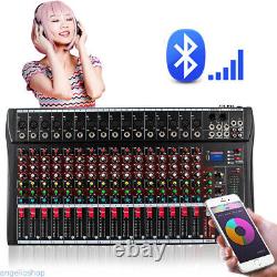 16 Channels Powered Bluetooth Studio Mixer Digital Mixer Mixing Console USB