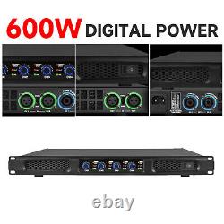 1PC High Power 4 Channel 5200W Digital Class D Power Amplifiers Power Amp Hifi