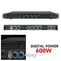 1PC High Power 4 Channel 5200W Digital Class D Power Amplifiers Power Amp Hifi