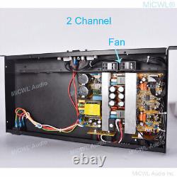 2 Channel x 650W Digital Power Amplifier 2600W PEAK Output High Power AMP 1U