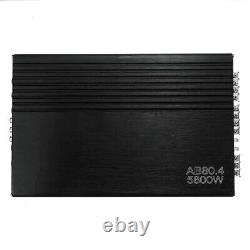 4-Channel Car Audio Amplifier 5800W High-Power Amp. Four-Way Stereo Power Amplif