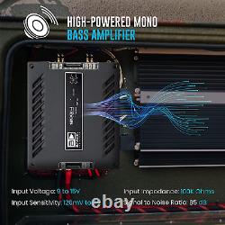 4-Channel Vehicle Audio Amplifier 300 Watts D Class High-Powered Mono Amplifie