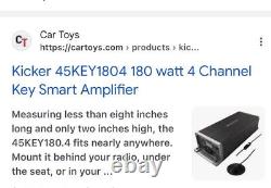 4 channel car amplifier kicker 45key1084