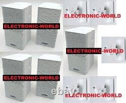 5 MINT Bose Speakers white Jewel double cube Lifestyle & 5 Wall Mounts