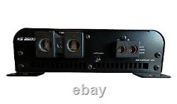 ARC Audio KS2500.1 Monoblock 2500W KS Series Amplifier. Factory Reconditioned