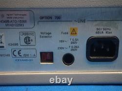 Agilent 4349B 4-Channel High Resistance Meter POWER ON NO DISPLAY NO FUSE HOLDER