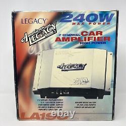 American Legacy Series 2 LA190 Car Amplifier High Power 240w 2 Channel