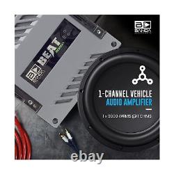 Banda 1-Channel Vehicle Audio Amplifier 3000 Watts High-Powered Mono Bass A