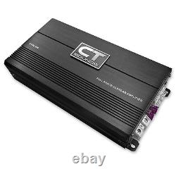 CT-80.4AB Full-Range Class AB 4 Channel Car Audio Amplifier, 480 Watts RMS