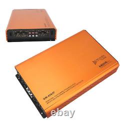 DSP Amplifier 6800W High Power 4 Channel Bridgeable Metal Audio System