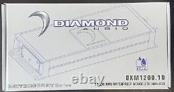 Diamond Audio DXM1200.1D 1200W RMS Mono Compact Water Resistant Amp Marin Utv