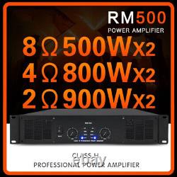 Factory Supply Class H 1000W2 Channel Hifi Digital High Power Amplifier RM50