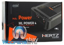 Hertz ML Power 4 Mille Pro High Energy Power 4 Amp 4-channel 1000w Rms Amplifier