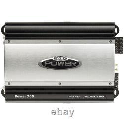 Jensen Power760 4-Channel Car Amplifier High Performance Audio Amp