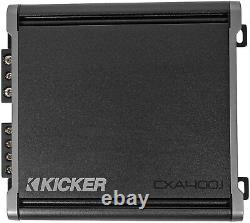 Kicker CXA4001t CX Series High-Power 400W 1-channel Mono-Block Subwoofer Ampl