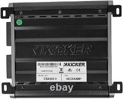 Kicker CXA4001t CX Series High-Power 400W 1-channel Mono-Block Subwoofer Ampl