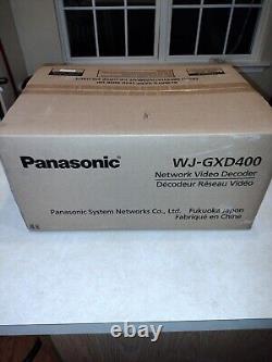 New PANASONIC WJ-GXD400 Multi Channel High Definition Video Decoder