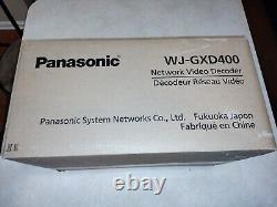 New PANASONIC WJ-GXD400 Multi Channel High Definition Video Decoder