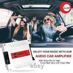 One Channel Car Audio Mono Amplifier, 3900 Watt Max @ 1 Ohm High-Powered Mono Ca