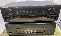 Pioneer 4 Channel High Power Amplifier M-790 & Stereo Tuner Control Amp Cx-770s