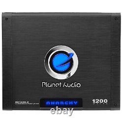 Planet Audio AC1200.2 Anarchy Series Car Audio AmplifierCertified Refurbished