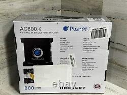 Planet Audio AC800.4 800W High Output 4-Channel Bridgeable Power Amplifier NEW