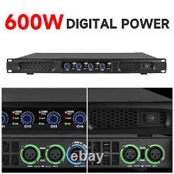 Profession High Power 4 Channel 5200W Hifi Digital Class D Power Amplifiers New