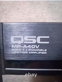 QSC MP-A40v 800 Watt 4 Channel Class-D Power Amplifier High Quality