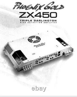 (Rare) Phoenix Gold ZX450 V2 High End 4 Channel Amplifier
