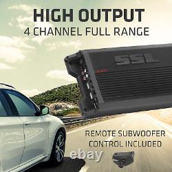 Sound Storm Laboratories CG1604 1600 W Car Amplifier 4 Channel, 2-8 Ohm Stable