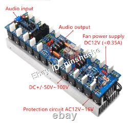 V122 High-power 2-Channel Power Amplifier Board 5200 1943 HiFi 1000W+1000W New