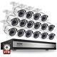 Zosi 16ch H. 265 1080p Outdoor Security Camera System 2tb Hdd 16 Channel 4in1 Dvr